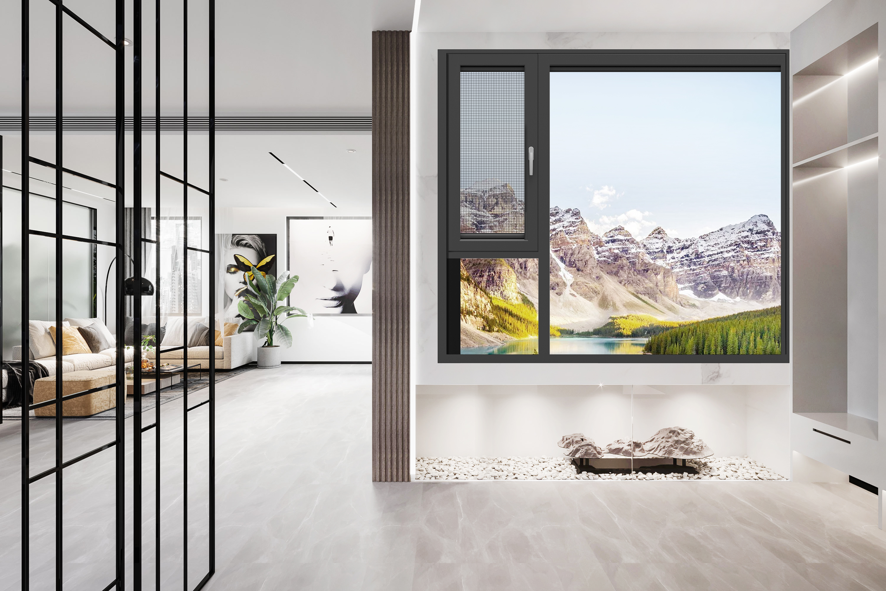 Die GDPC130-Serie von thermischen Trenn- und Fenstergittern mit integrierten Flügelfenstern ist führend im Branchentrend