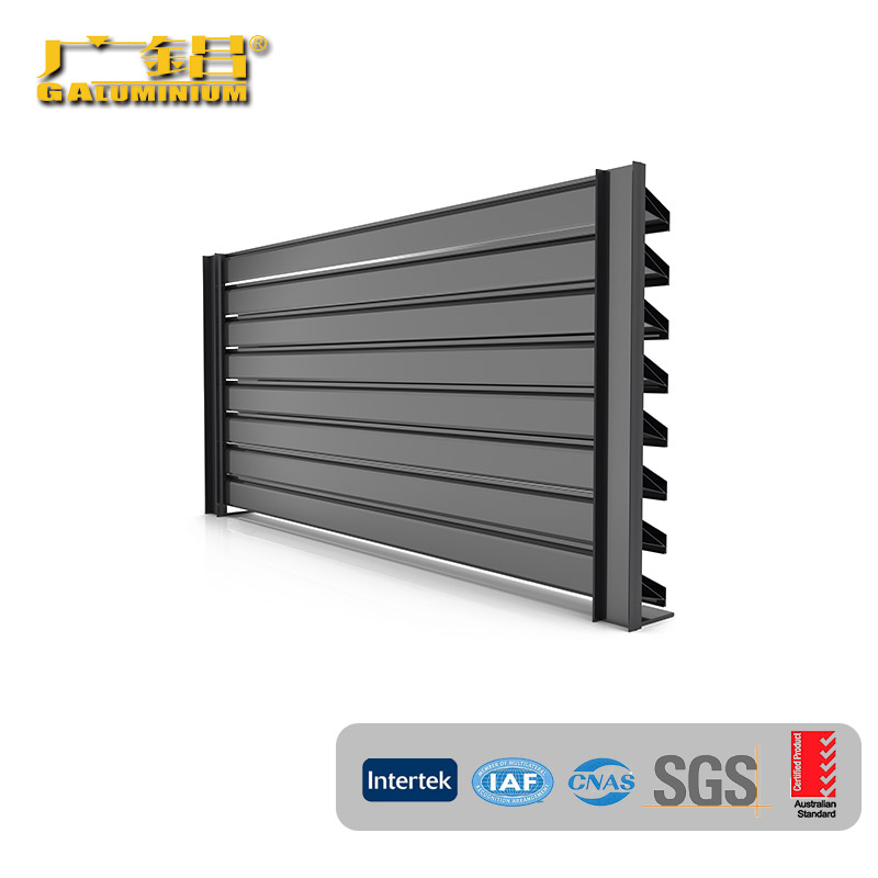 Einfaches und langlebiges Aluminium-Lamellenfenster